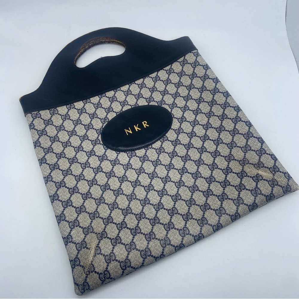 Gucci GG Monogramed Shopper Tote